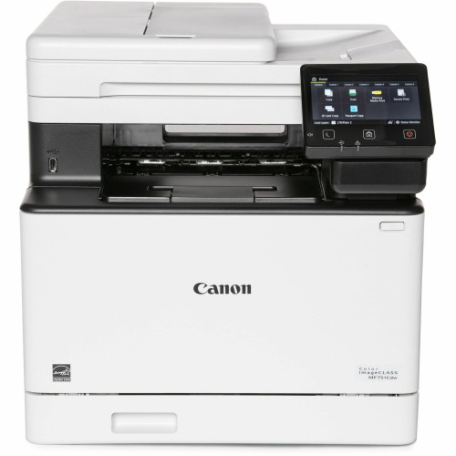 Canon imageCLASS MF751Cdw Wireless Laser Multifunction Printer - Color - White (5455C015)