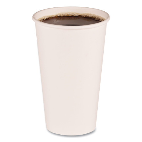 Boardwalk® White Paper Hot Cups, 16oz, 1000 Cups (BWKWHT16HCUP)