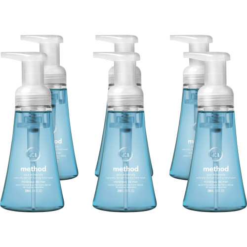 Method® Foaming Hand Wash, Sea Minerals Scent, 10 oz. Bottle, 6 Bottles (00365CT)